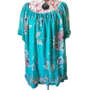 St. John’s Bay Blue Floral Tunic